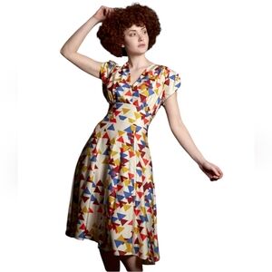 Palava Rita Multi Kinetic Dress Size UK 10 /Small